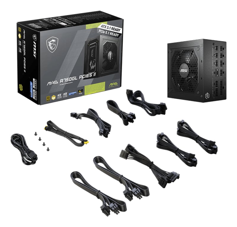 фото Блок живлення MSI MAG A750GL PCIE5 II