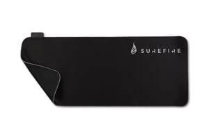 SureFire Silent Flight RGB-680 Gaming Mouse Pad, Black