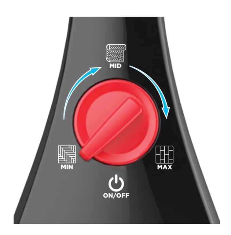 Vileda Steam Plus Przenośna myjka parowa 0,4 l 1550 W Czarny