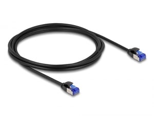 DeLOCK RJ45-Netzwerkkabel Cat.6A S/FTP Slim 2 m schwarz