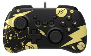 Hori HORIPAD Mini Schwarz, Gold – USB-Gamepad für Nintendo Switch