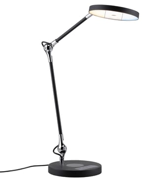 Paulmann 789.10 Table Lamp, SMD LED Module, 24 W LED, Black