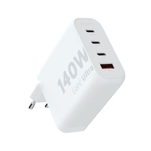 Xtorm XEC140 Ladegerät für mobile Geräte, universell, weiß, Wechselstrom, Schnellladung, intern