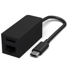 Microsoft Surface USB-C/Ethernet-USB-adapterkabel för mobiltelefon, 0,16 m, USB-C