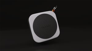 Polaroid PLRMUSICP19079BLK bärbar högtalare / festhögtalare Svart, Vit