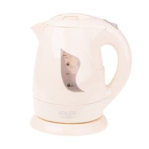 Adler AD 08b 1-liter 850 W Electric Kettle, Beige