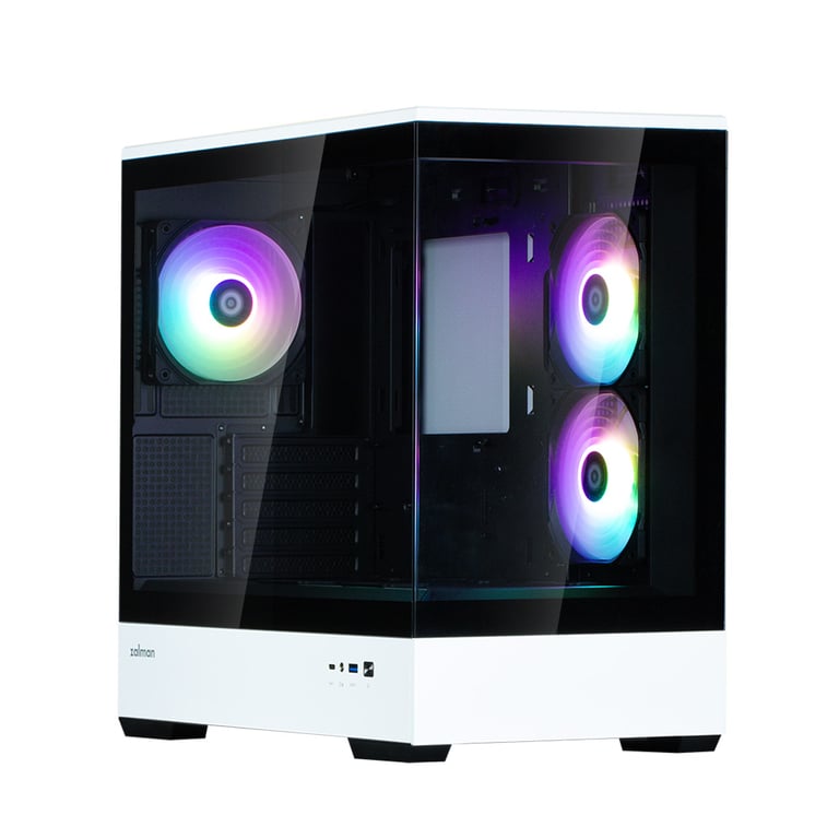 Zalman P30 BW zabezpieczenia & uchwyty komputerów Mini Tower Czarny
