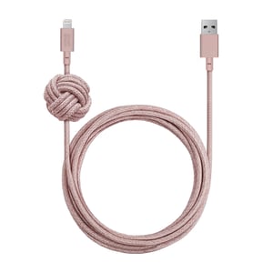 Native Union Night Cable-Lightning 3 m Rosa