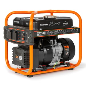 Daewoo GDA 2500I generator 1800 W 10 l bensin svart, orange