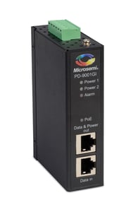 Microsemi PD-9001GI/DC-Adapter, PoE, Gigabit-Ethernet, 50 V