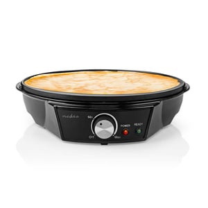 Nedis FCCM120FBK30 Pancake Maker, 1 pancake at a time, 1300 W, Black