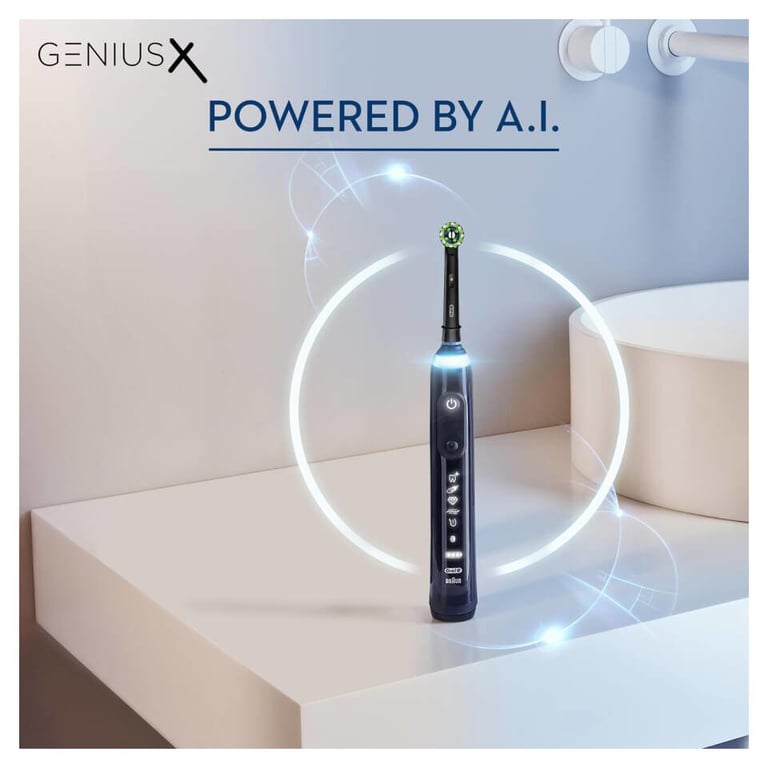 фото Електрична зубна щітка Oral-B Genius X D706.513.6X Midnight Black