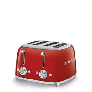 Smeg TSF03RDEU 6-slice toaster, 2000 W, Red