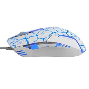 E-blue EMS624WHCAIU myszka Gaming USB Typu-A Optyczny 2500 DPI
