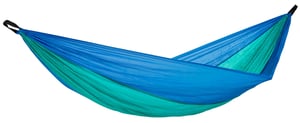 AMAZONAS Adventure Hammock Single-Person Hanging Hammock. Nylon, Ripstop. Blue, Mint