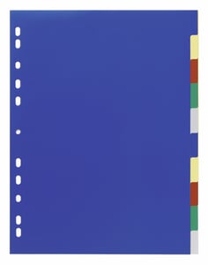 Durable 6747-27 Numeric Card Tab, Polypropylene (PP), Blue