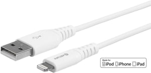 eSTUFF ES601201 Lightning-Kabel 2 m Weiß