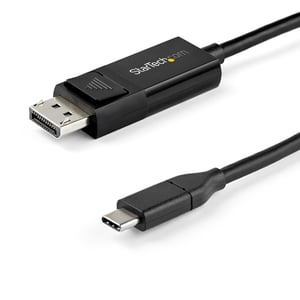 StarTech CDP2DP141MBD adapter kablowy 1 m USB Type-C DisplayPort Czarny