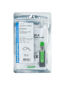Smartkeeper MUL04PKGN Port Blocker Port Lock + Micro USB Type-B Key Green Plastic 1 pc.