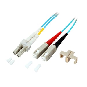 EFB Elektronik O0314.1 kabel InfiniBand / światłowodowy 1 m LC SC Turkusowy