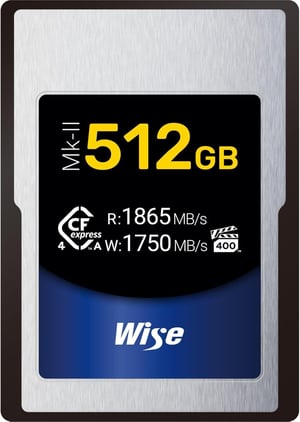 Wise CFX4-A512M2 pamięć flash 512 GB CFexpress typ A TLC