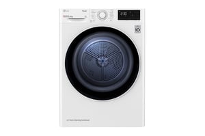 LG RH80V3AV6N Freestanding Front-Loading Clothes Dryer, 8 kg, White