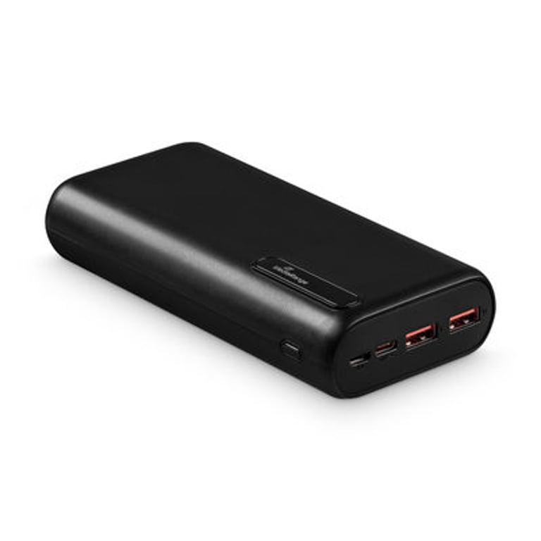 фото Зовнішній акумулятор (павербанк) MediaRange 20000mAh PD/18W, QC/22,5W, USB-C, 2*USB-A, with LCD (MR756)