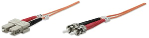 Intellinet 2,0 m ST-SC M/M InfiniBand-/fiberoptisk kabel 2 m Orange