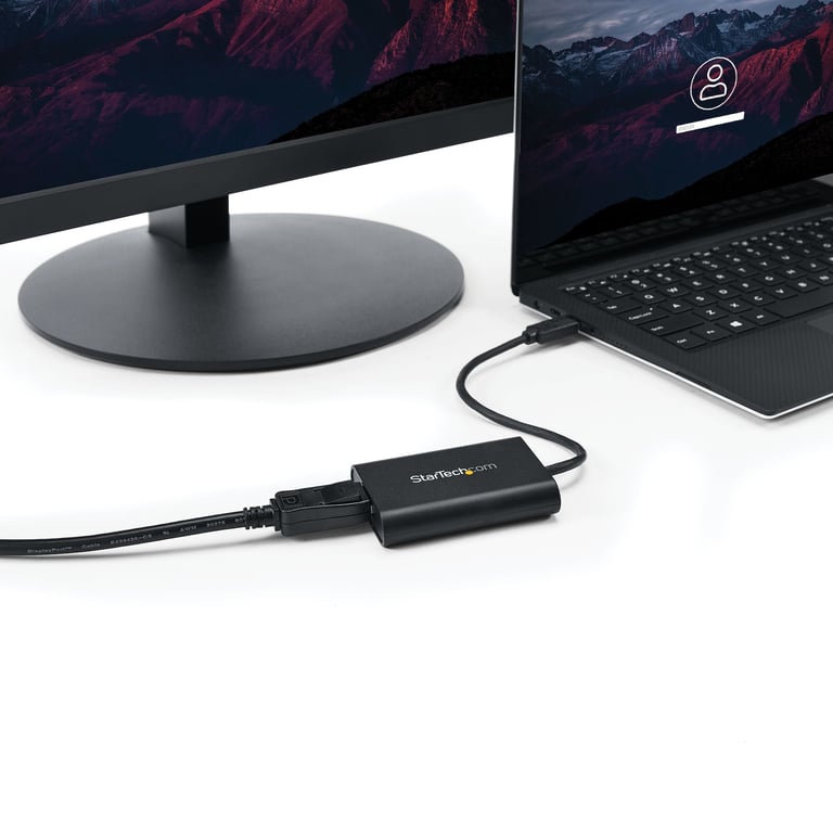 StarTech USB32DPES2 zewnętrzna karta graficzna usb 3840 x 2160 px Czarny