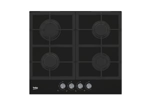 Beko HILG 642C5 SB Black Built-in 60 cm Gas 4 zones