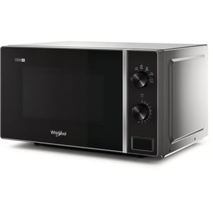Whirlpool MWP 101 SB Mikrowelle, Einbaugerät, Solo-Mikrowelle, 20 l, 700 W, Schwarz, Silber