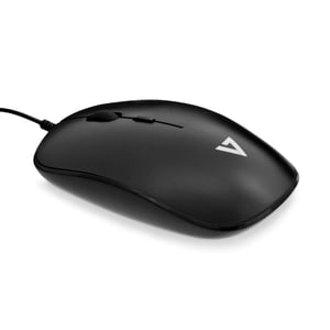 V7 MU200-1E Maus Büro Beidhändig USB Typ A Optisch 1600 DPI