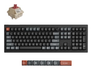 Keychron V6 Ultra 8K klawiatura Uniwersalne Bluetooth QWERTY Czarny