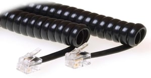 Microconnect MPK10400 telefonkabel 4 m Svart