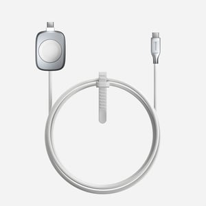 Nomad NM014667858 ładowarka do urządzeń przenośnych Zestaw słuchawkowy, Smartwatch, Tablet, Laptop Srebrny, Biały USB Szybkie ładowanie Wewnętrzna