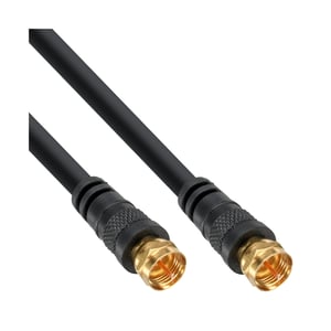 InLine 69305P kabel koncentryczny 5 m F-Typu Czarny