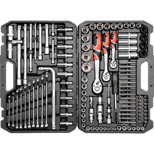 Yato YT-38872 set of wrenches and tools, 128 pieces.