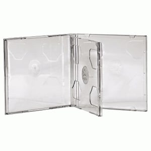 Hama CD Double Jewel Case, Pack 5 2 dysków Przezroczysty