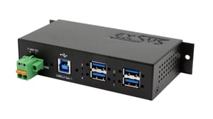 EXSYS EX-1185HMVS-2 huby i koncentratory USB 3.2 Gen 1 (3.1 Gen 1) Type-B 5000 Mbit/s Czarny