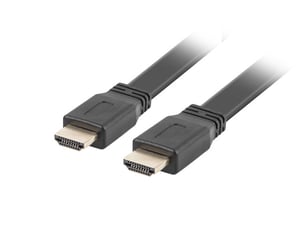 Lanberg CA-HDMI-21CU-0005-BK kabel HDMI 0,5 m HDMI Typu A (Standard) Czarny