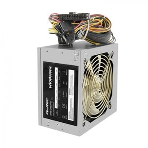 Qoltec ATX 505W WIND 20+4-pin ATX Power Supply Module, Gray
