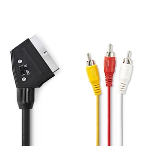 Nedis CVGP31130BK20 SCART Cable, Black