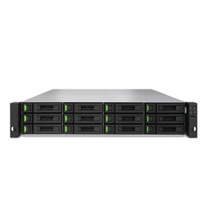QSAN XCubeNAS XN7012R NAS Rack (2U) Intel® Core™ i3 i3-3220 8 GB DDR4 0 TB QNAP Storage Manager Czarny, Metaliczny
