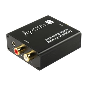 Techly IDATA SPDIF-9 ljudkonverterare Svart