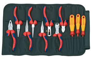 Knipex 00 19 41 multifunktionella tänger, 11 delar. Flerfärgad