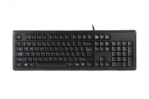 A4Tech Comfort Key Keyboard tangentbord för hemmabruk USB + PS/2 QWERTY engelska svart