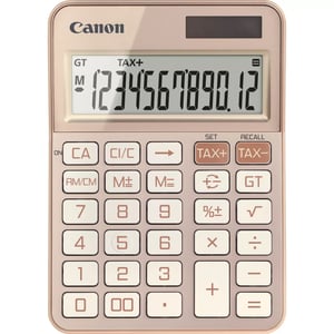 Canon KS-125KB Tischrechner – Einfacher Rechner in Roségold