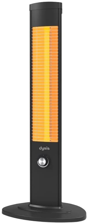 Dysis HTR-7405 grzejnik Wewnętrzna Czarny 2000 W Podgrzewacz elektryczny na podczerwień