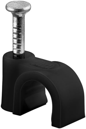 Goobay 64681 Cable Organizer, Black, 100 pcs.