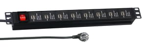 EFB Elektronik EK631USB.1 rozgałęziacz 3 m Wewnętrzna Czarny